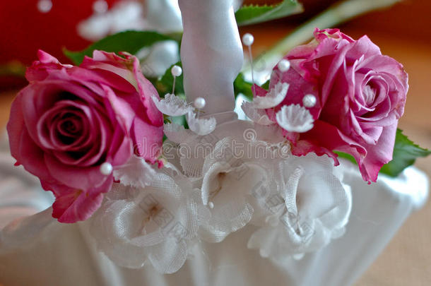 美丽的婚礼花和美好的装饰