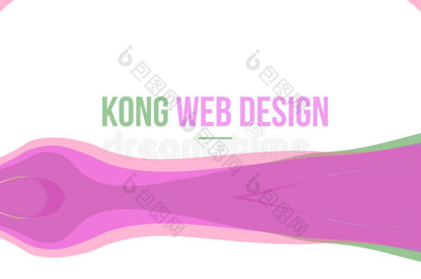 粉红色的设计<strong>抽象</strong>的头球网站