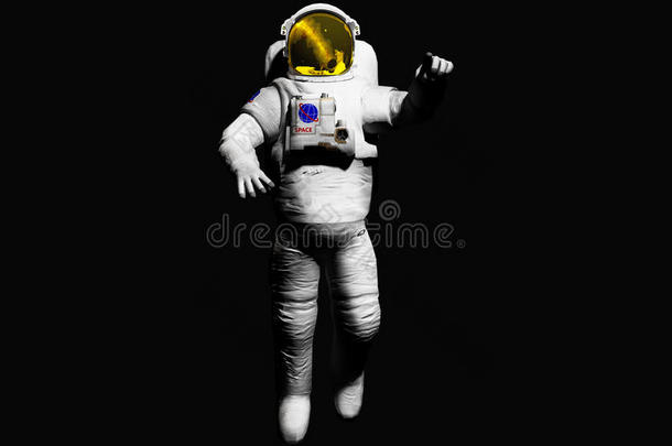 宇航员使摆姿势向黑的背景3英语字母表中的第四个字母ren英语字母表中的第四个字母er影像