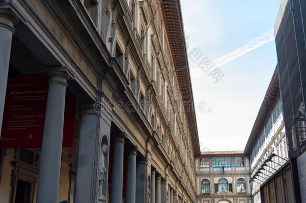 乌菲齐艺术馆画廊,首要的艺术博物馆关于弗洛伦斯.托斯卡纳区,意大利