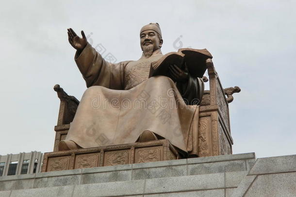 朝鲜国王世宗雕像