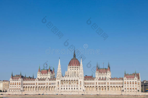 匈牙利的议会奥萨格哈兹采用布达佩斯,首都城市关于悬