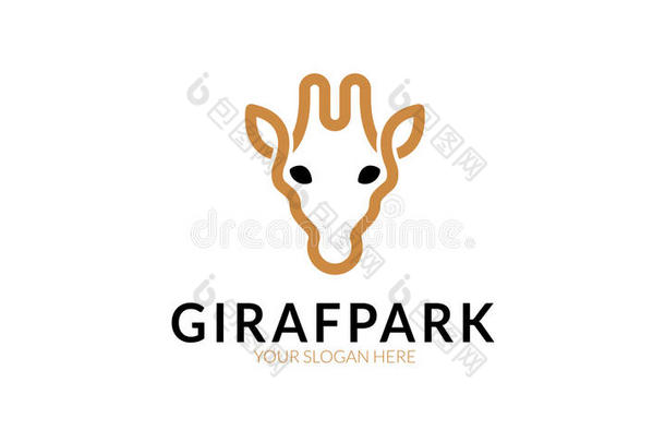 长颈鹿公园标识
