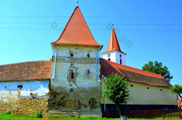<strong>加强</strong>的中古的撒克逊人教堂采用瘀伤-布拉勒,=Transylvania