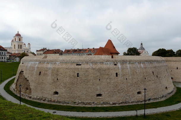 巴斯帝亚防御用的墙关于维尔纽斯.