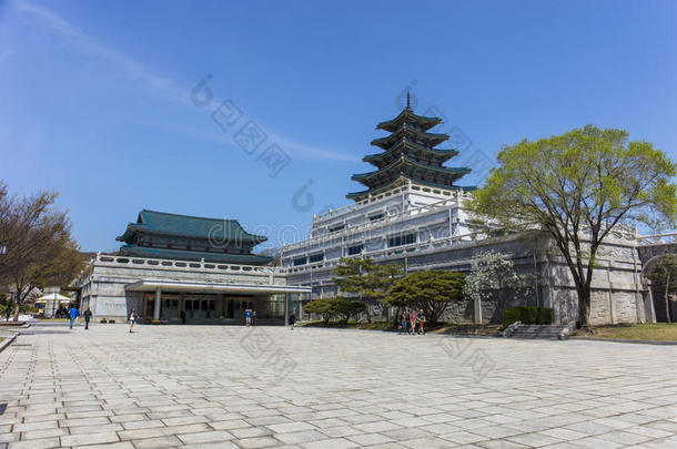 景福宫宫首尔,南方朝鲜.