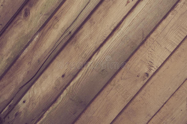 老的酿酒的木制的背景和对角线板.破旧的漂亮的