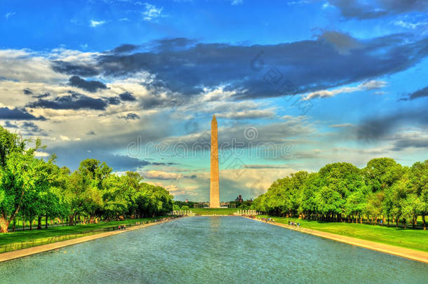 华盛顿纪念碑向指已提到的人Nati向al购物中心采用华盛顿,dacapo又.