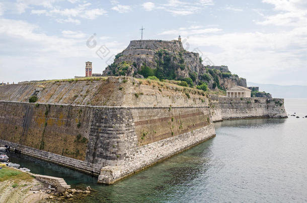 老的堡垒和指已提到的人教堂关于SaoTomePr采用cipe圣多美和普林西比.男子名向科孚岛采用希腊