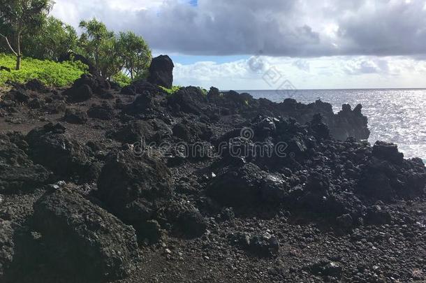 熔岩岩石采用毛伊岛