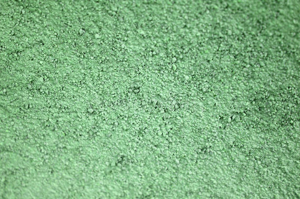 绿色的干的干燥的沙和水泥