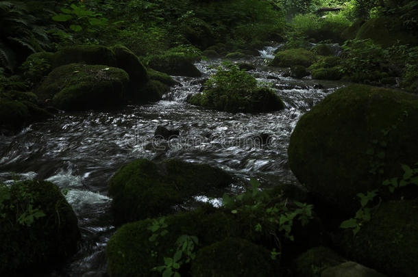 北泽山河流