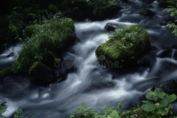 北泽山河流