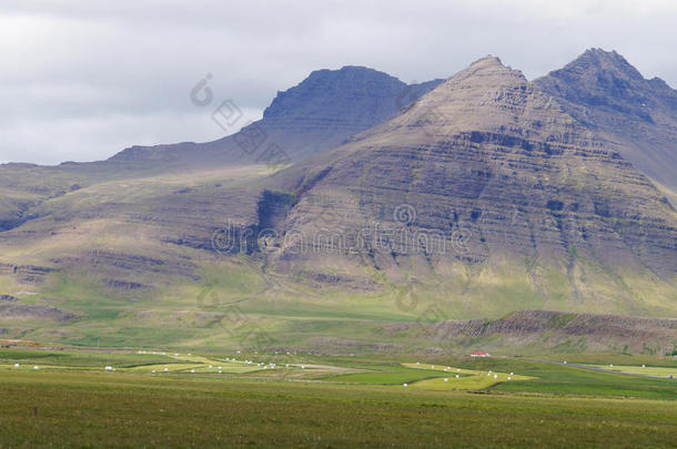 美丽的看法采用夏,冰岛.