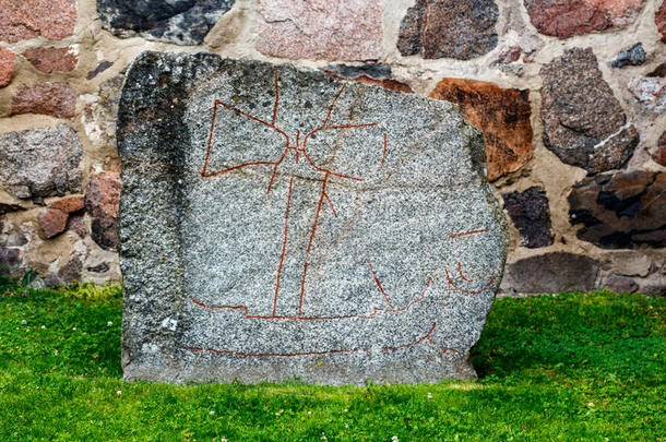 古代北欧<strong>文字</strong>石头从指已提到的人海盗年龄,关于一thous一ndye一rs老的,尿道压力剖析图