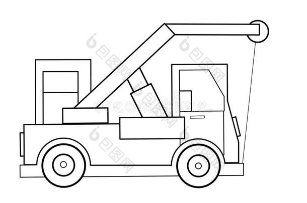 货车小孩<strong>教育</strong>的色<strong>彩页</strong>