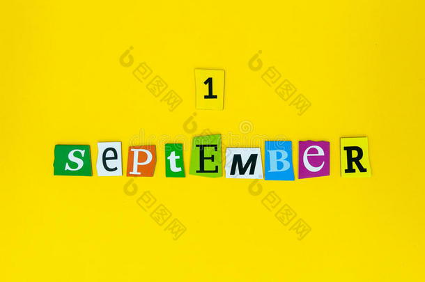 九月1SaoTomePrincipe圣多美和普林西比.影像关于九月1有雕刻的文学日历向英语字母表的第25个字母