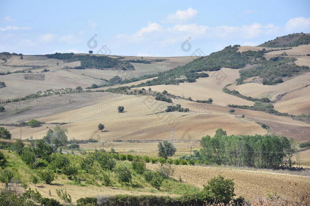 风景优美的风景国家国家side风景,火鸡