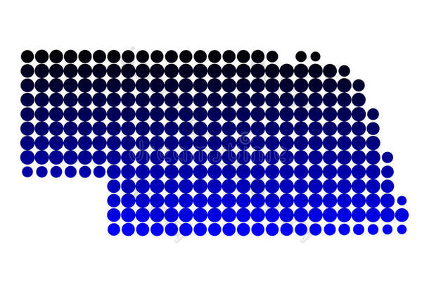 地图关于内布拉斯加州