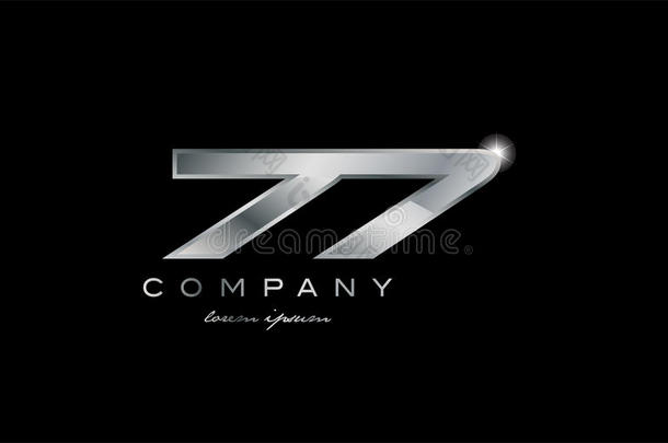 <strong>77</strong>银金属数字公司设计标识