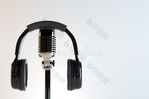 耳机和microphone麦克风,耳机观念