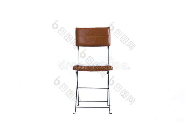 棕色的皮椅子