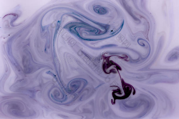 大理石的抽象的背景.液体大理石模式.紫色的苏法