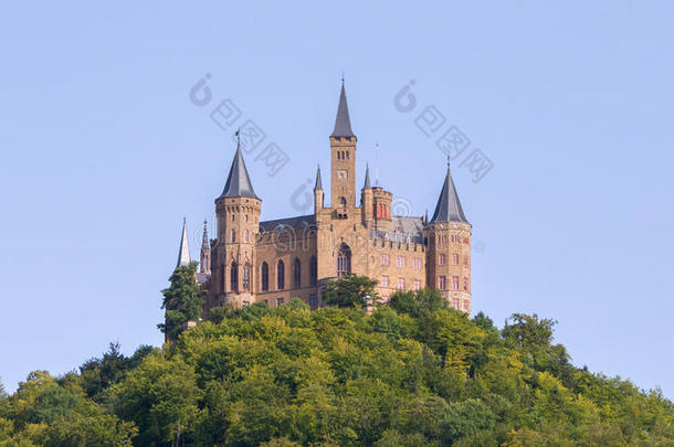 空气的看法关于著名的霍亨索伦王室城堡,祖先的席位关于指已提到的人