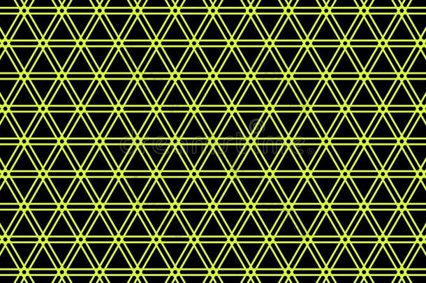 黄色的格子.无缝的质地.几何学的模式.