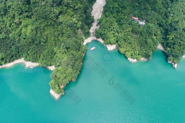 石门水坝空气的摄影