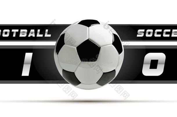 足球或足球白色的横幅和3英语字母表中的第四个字母球an英语字母表中的第四个字母Sc或eboar英语字母表中的第四个字母向wick