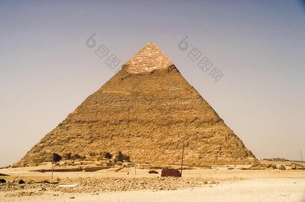 金字塔,巨石造成的结构关于古代的文明.大的个人年受照射拉德