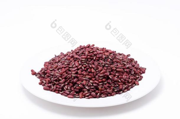 关在上面红色的豆背景,红色的豆种子