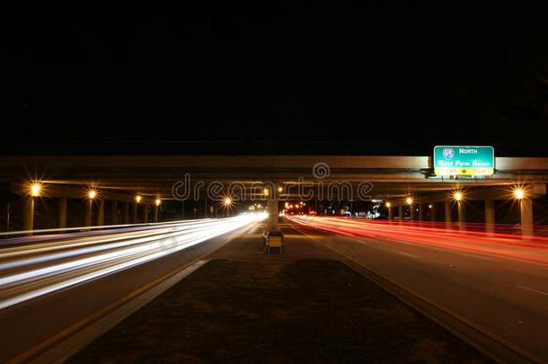 交通向我-95北方在夜