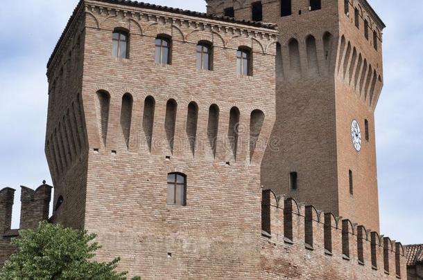 身体的形状和形状<strong>深紫色</strong>,意大利:城堡