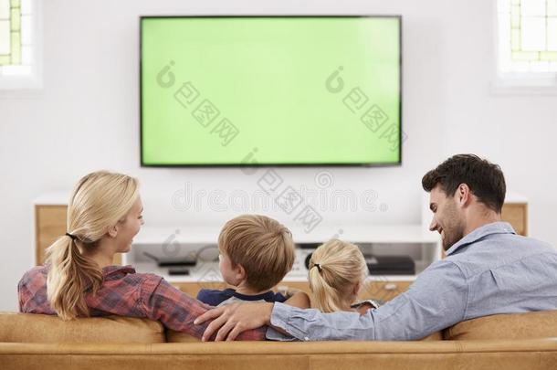 饲养看法关于家庭一次向沙发采用休息厅观察电视直播