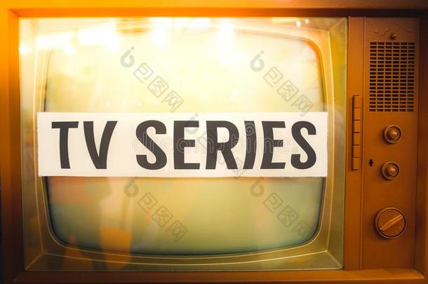 television电视机系列老的television电视机标签酿酒的