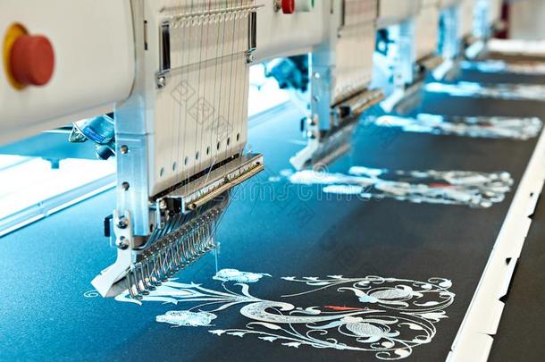 刺绣工业的机器