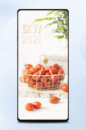 红色剪纸风格你好2019手机海报