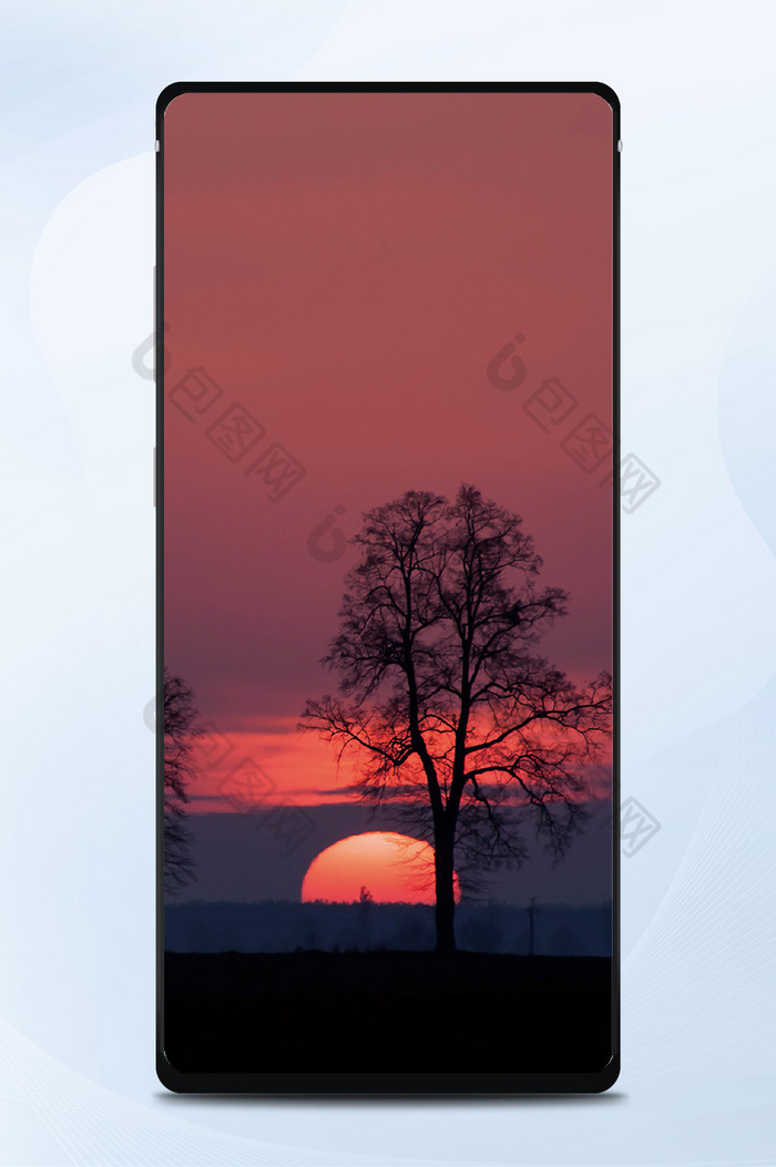 夕阳风景手机壁纸图片图片