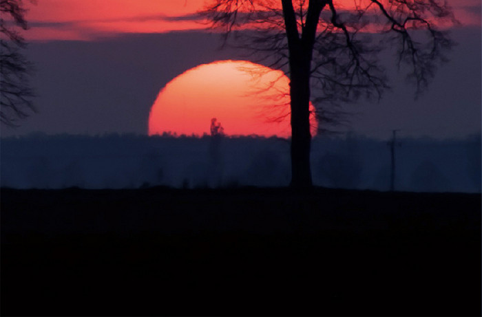 夕阳风景手机壁纸