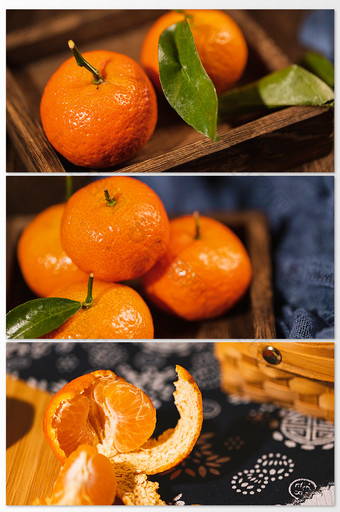 橙色水果蔬菜橙子橘子柚子维生素摄影背景图