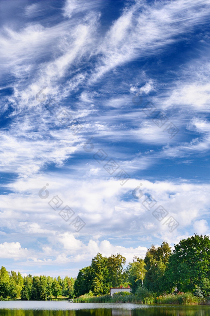 自然风景天空倒影摄影手机壁纸