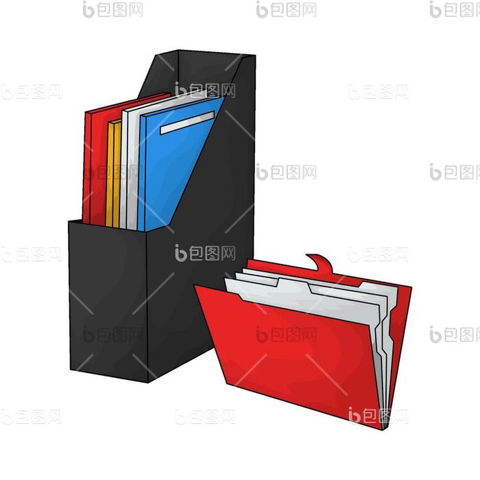 文件夹插图png下载-包图网