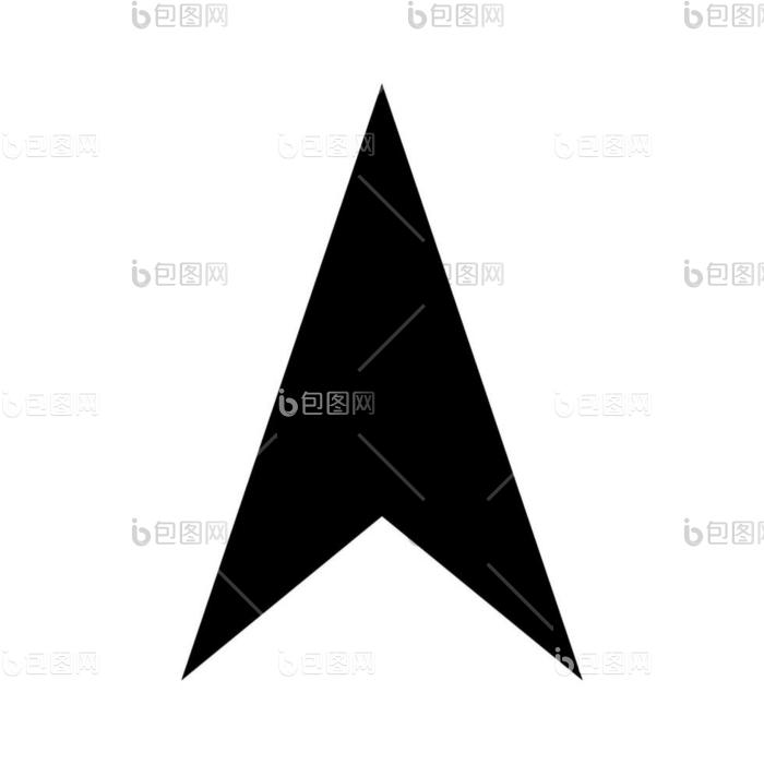 箭头图标样式为符号圆角png下载-包图网
